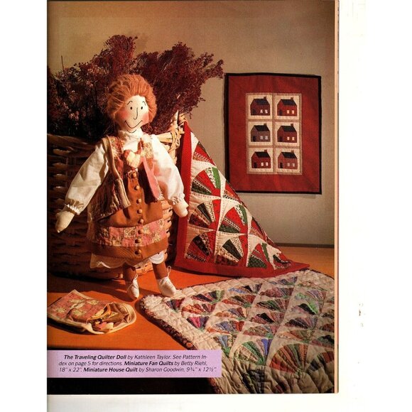 Traditional Quilter Magazine October 1989 Christmas Special Quilt Patterns - Picture 4 of 5